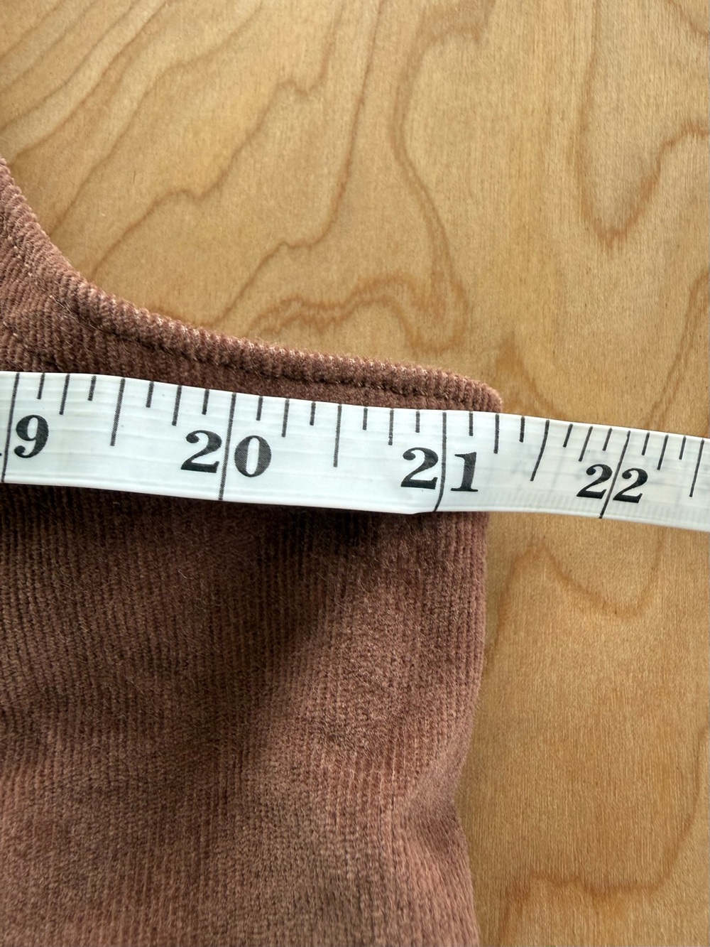 Celebrity Pink Brown Corduroy Button-Front Pinafore Dress XL - Picture 8 of 9